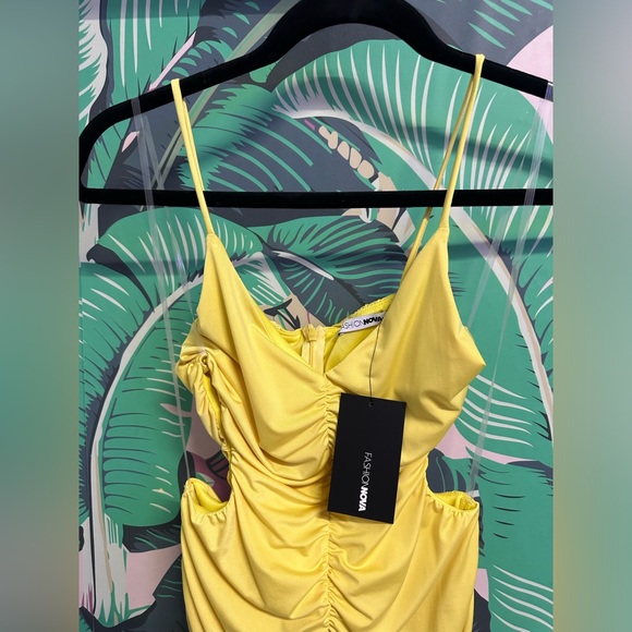 Fashion Nova Little Ruched Mini Dress - Picture 2 of 7